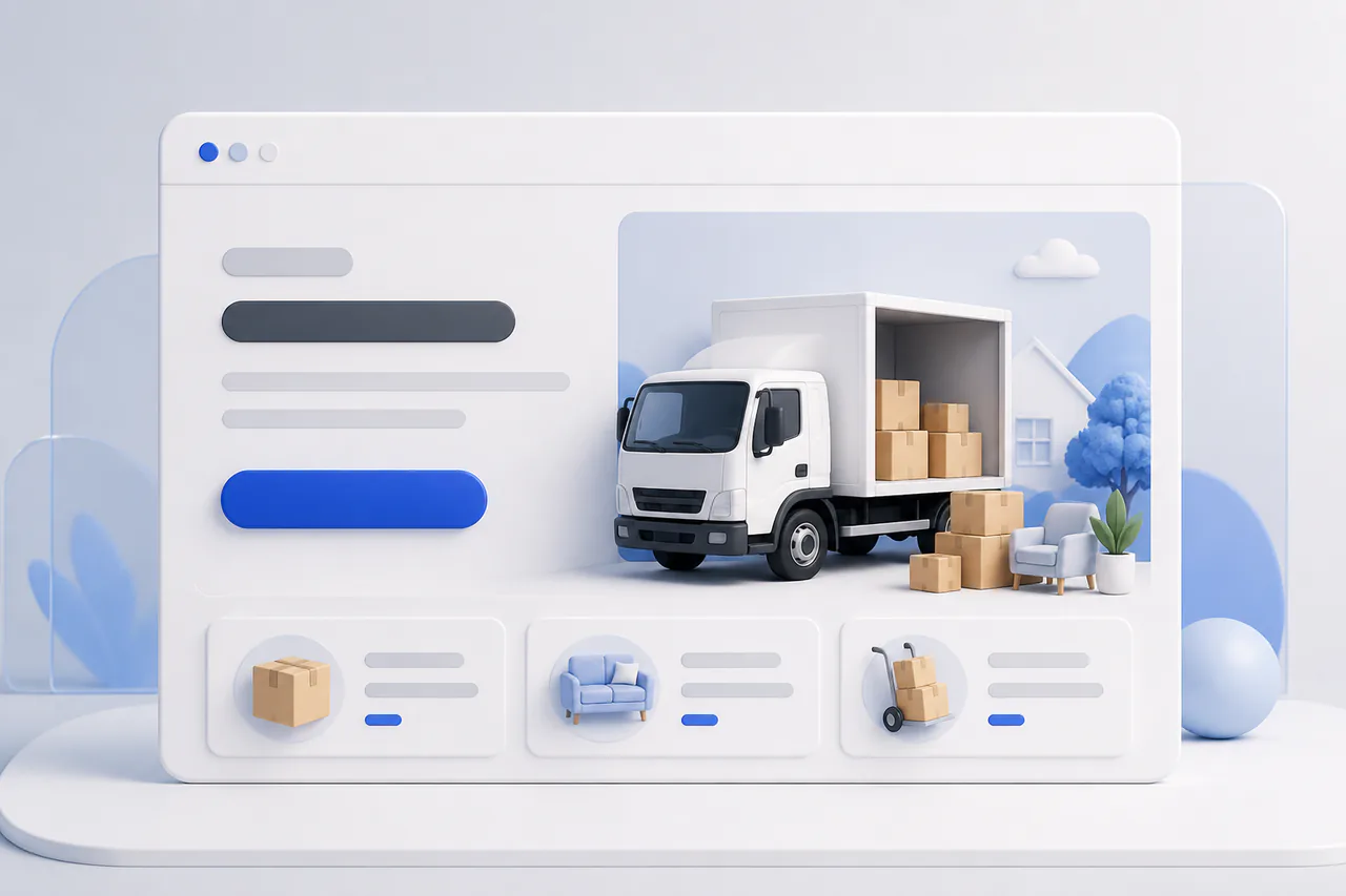 Minimal visual for Landing pages