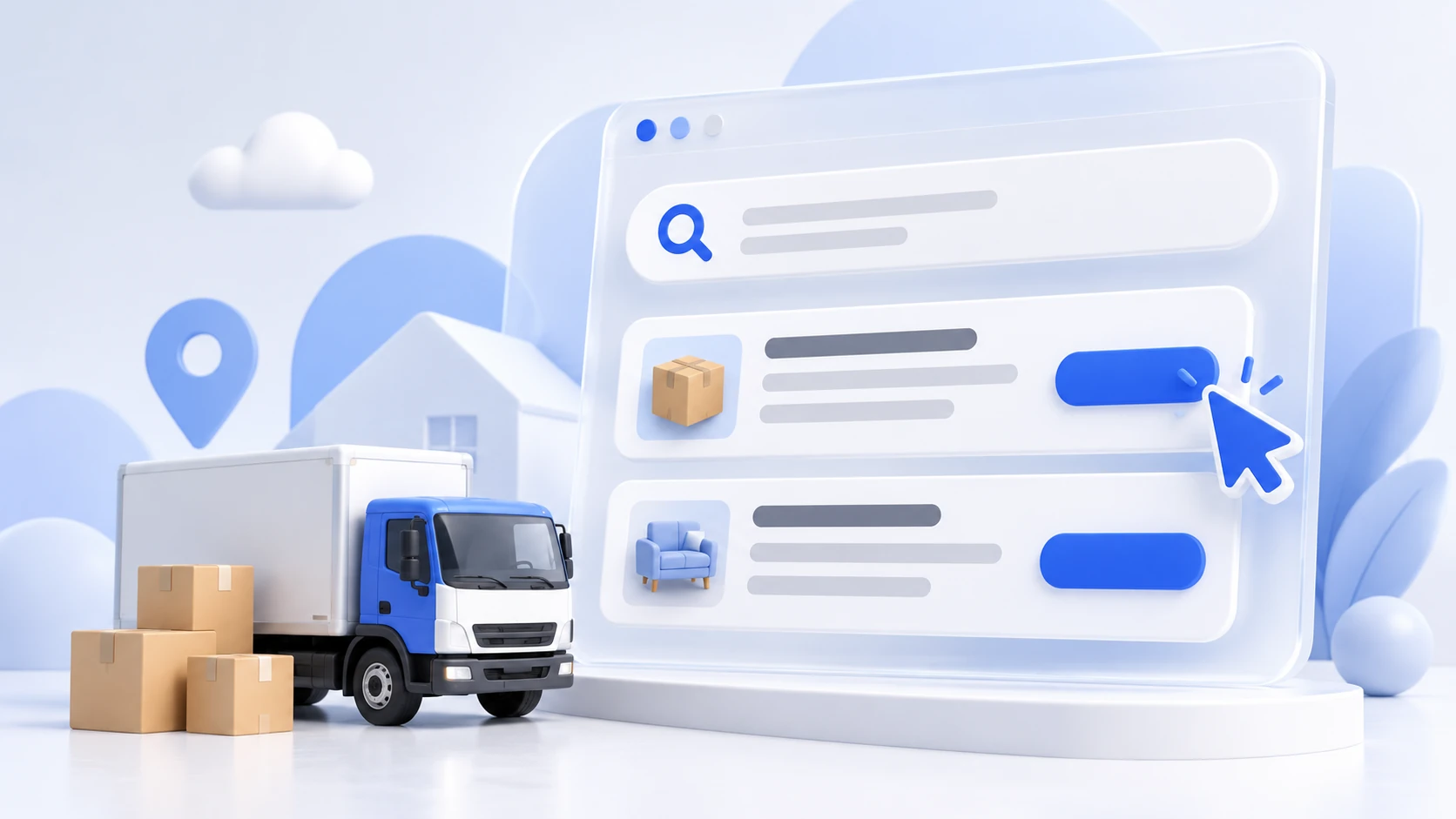 Moving company search ads